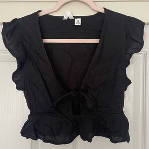 Black roxy blouse